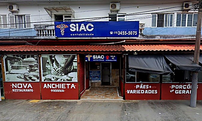 Fachada da SIAC Contabilidade, Avenida Romania 408, Balneário Stella Maris, Peruíbe/SP